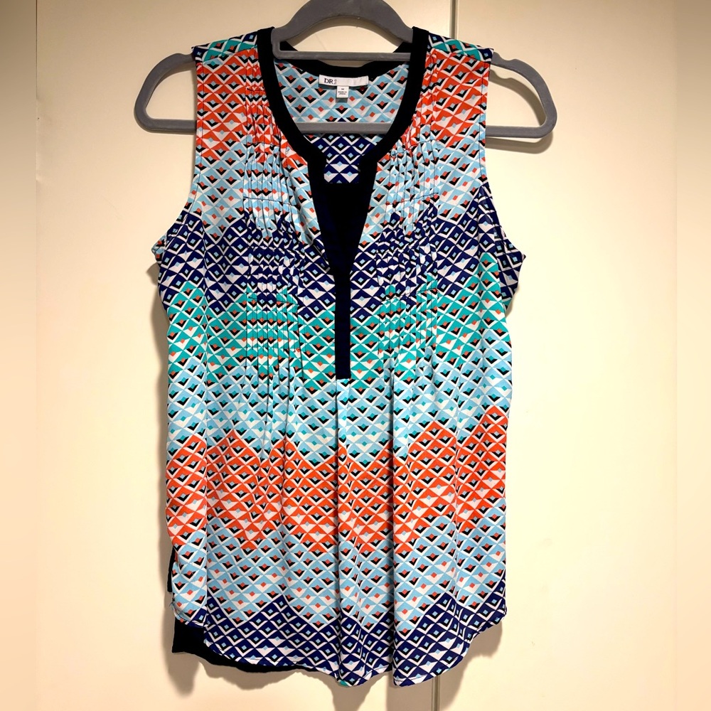 Mixed Media DR 2 flowy tank top